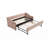 Twin Size Upholstered Daybed With Trundle,USB Port-2097167601