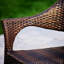 Chaise d'extérieur en résine (excluant la table)