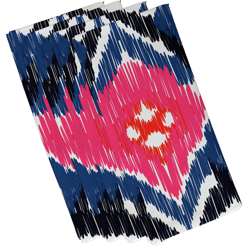 Serviette Original 22 ", Bleu/rose