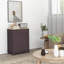 Functional Sideboard With Solid Wood Countertop And Coffee Storage, Enhancing Organization And Versatility In Any Home Setting-1171961282