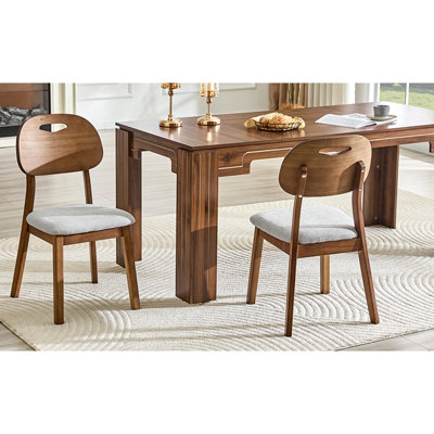 solid wood dining chairs