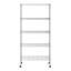Étagère de rangement à 5 niveaux avec roulettes Furinno Wayar, 30 x 14 x 60-66607790