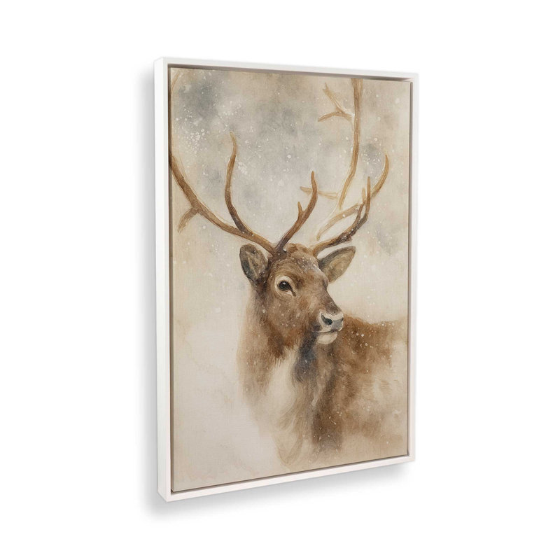 Impression sur toile Winter Majesty, H 18,75 po x l 12,75 po, Blanc opaque