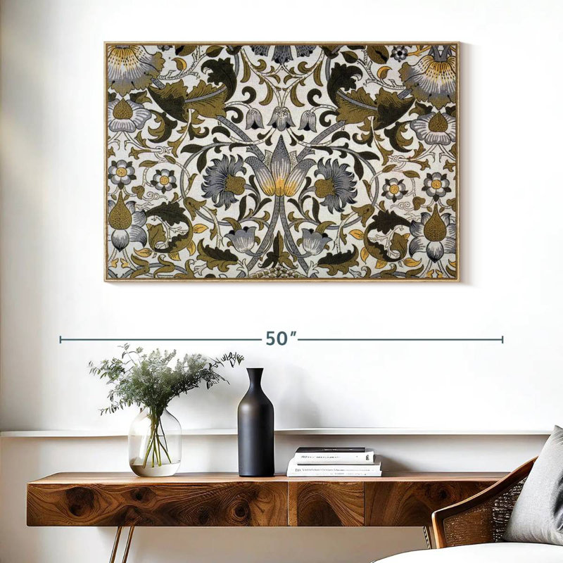 Lodden, 1884, Cadre flottant en bois naturel, 40 po x 27 po