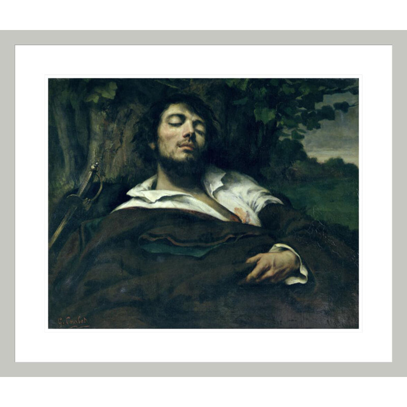 «The Wounded Man» par Estampe numérique encadrée, H 23,5 po x l 27,58 po
