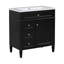 Meuble-lavabo simple 30 po avec lavabo supérieur