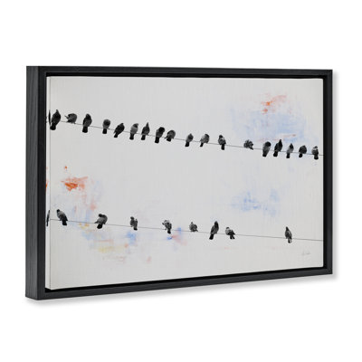  Oiseaux en mouvement sur toile flottante par Deborah Revell