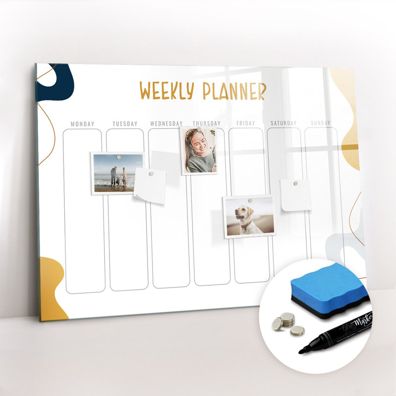 Magnetic Glass Dry Erase Board