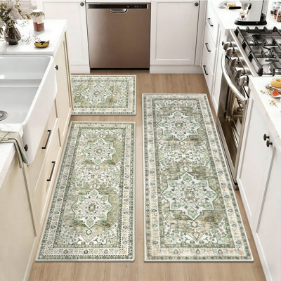 Tapis de cuisine lavable et antidérapant (ensemble de 3)