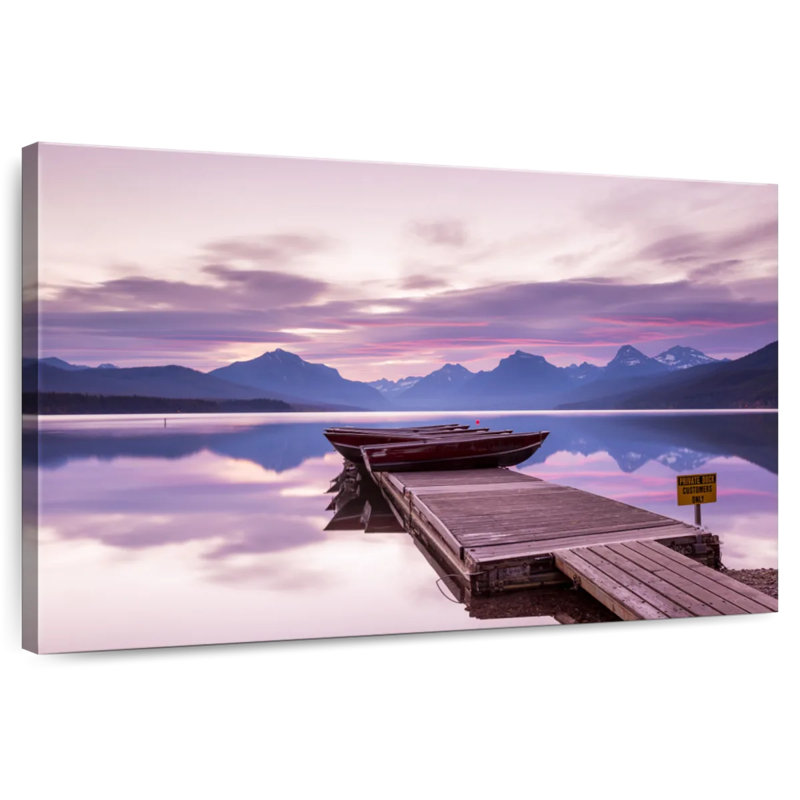 Mehar Lake McDonald Dock, 24" H x 36" W