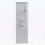 Grande armoire de rangement moderne avec compartiment inclinable, charnières à fermeture en douceur, poignées en aluminium pour l'organisation de la salle de bain et de la maison-623498475