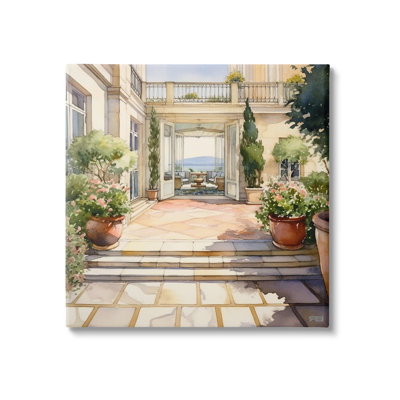 Art européen sur toile, architecture européenne par Rb