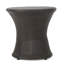 Table de bout en rotin de 19 pouces en PE de style sablier et durable pour l'intérieur et l'extérieur-1320003046