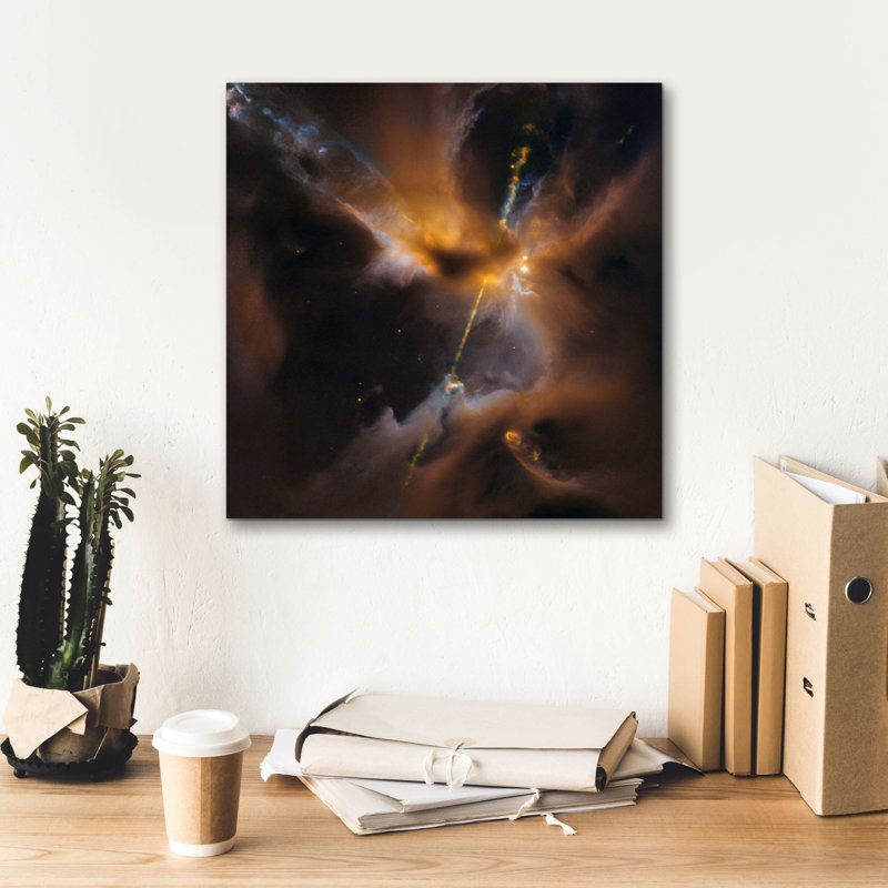 «Herbig Haro 24» par Hubble Space Telescope, art mural de la NASA, H 18 po x l 18 po x P 0,75 po