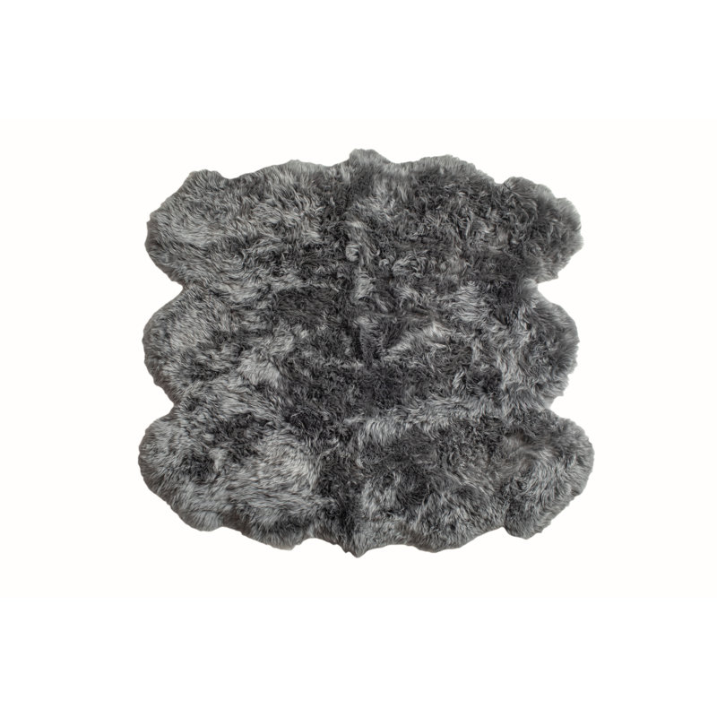 Sheepskin Animal Print Indoor Rug, Novelty 5' x 6'