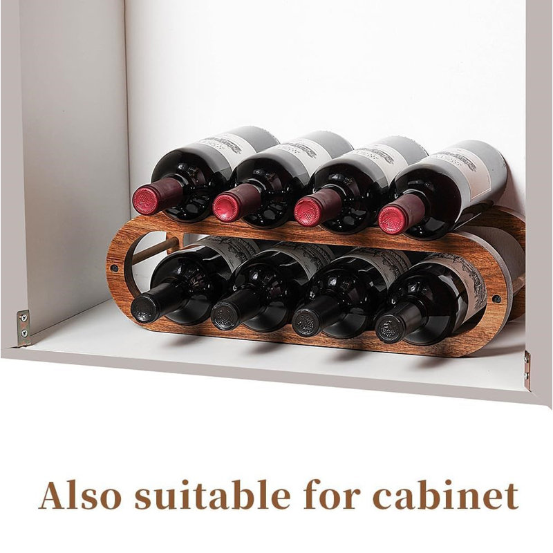 Wine Rack and Water Bottle Organizer Countertop