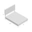 Lit tapissier standard Arianna-22801624-22801626