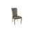 Dedden Retta Silver Faux Leather Upholstered Seat Rectangular Dining Room Set