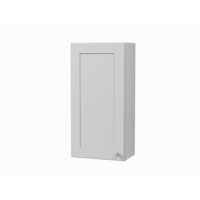 Disar 15" Bathroom Wall Cabinet Left, Gray