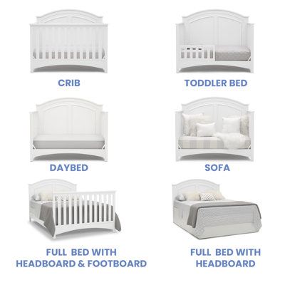 Perry 6-In-1 Convertible Crib, Greenguard Gold Certified