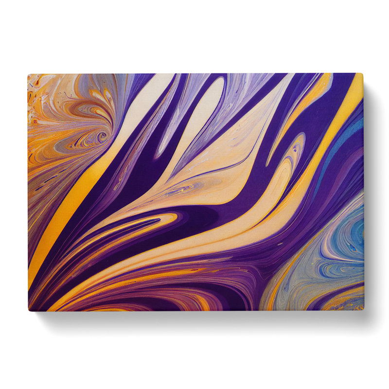 Marbling Art Vol.2 - Wrapped Canvas Print, 35cm H x 50cm W x 3cm D