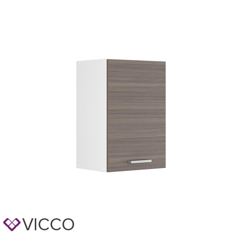 Kamuran Glossy Wall Unit, Grey