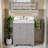 Lavanti Depos 28 Inch Bathroom Vanity with Sink – 100% Premium Solid Wood, Stylish Grey Vanity Bathroom with Storage Cabinet – Modern Bathroom Vanities with Single Vanity Sink & 1.5" Quartz Countertop-2042324646-2042324651