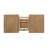 Akeeyla Extendable Solid Wood Base Dining Table-1843056630