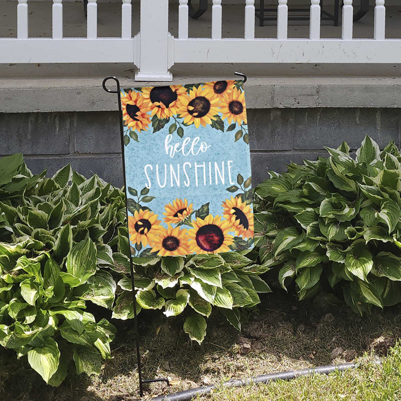Drapeau Hello Sunshine Sunflowers 13 x 18