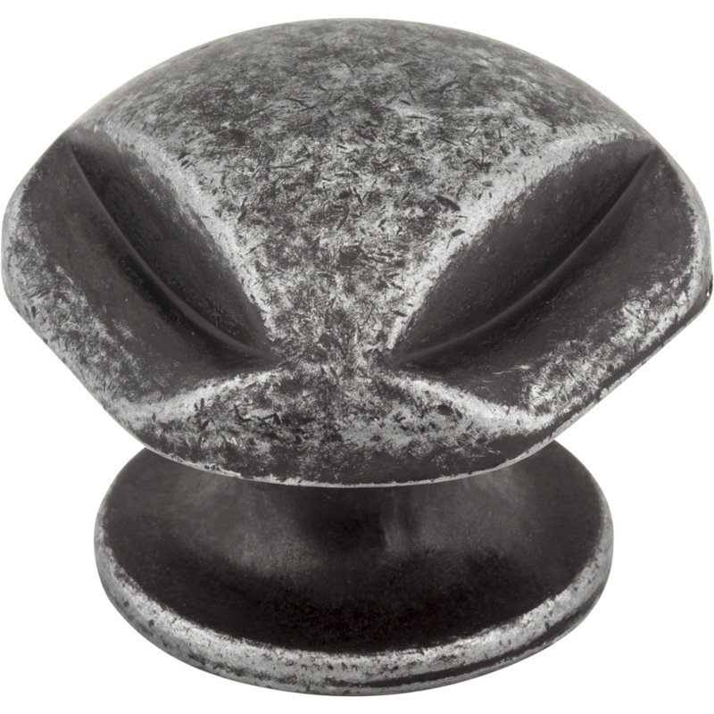 Chesapeake Geometric Knob, Distressed Antique Silver