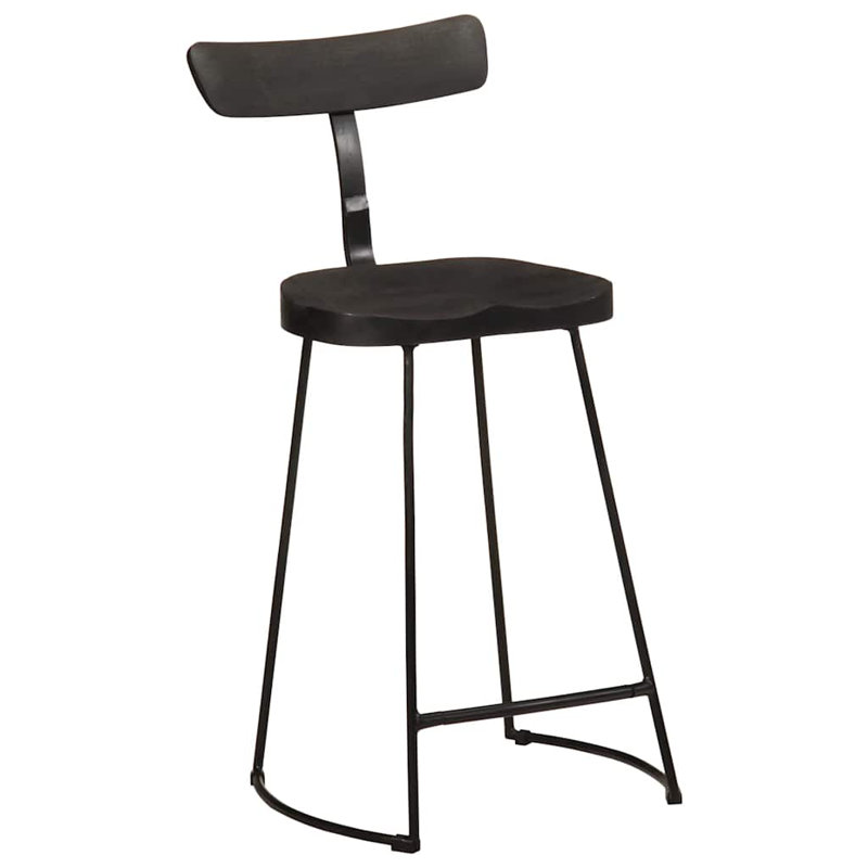 Brahn Counter Stool, Black, Extra High (Overall Height: 88cm)