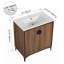 Meuble-lavabo autoportant de haute qualité avec rangement spacieux et finition lisse