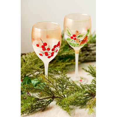 Verre à vin tout usage 8,5 oz Berries 'n Branches