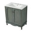 Ensemble de meuble-lavabo double 60 po-279751756
