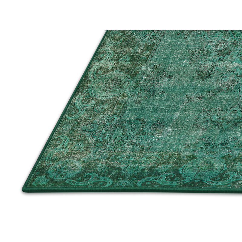 Tapis vert de style oriental, Rectangle 2 pi x 3 pi