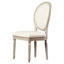 Chaise d'appoint Roi Louis en bois massif Denholme-152255453-157541051
