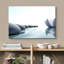 «Zen Stones Serene Spa Massage White Water Lily», photographie sur toile, salle de bain, art mural-56324630-124478435