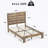 Bed Frame , Wood Platform Bed Frame, Large Under Bed Storage-164525365