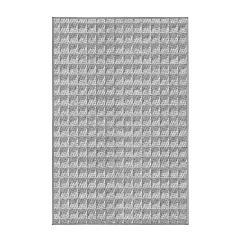 Richmond Valley Wool Geometric Indoor Rug, Rectangle 5' x 8'