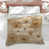 Beige / brun floral
