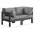Kylis 60'' Wide Aluminum Loveseat with Cushions-61209779-61189502