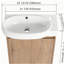 Meuble-lavabo autoportant de 23 po avec lavabo et portes-120102201