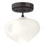 Ume Frosted Glass 1 - Light Semi Flush Mount-66074592-66074595