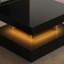 Charvez Square High Gloss LED Coffee Table with Open Storage-714213040-688356388