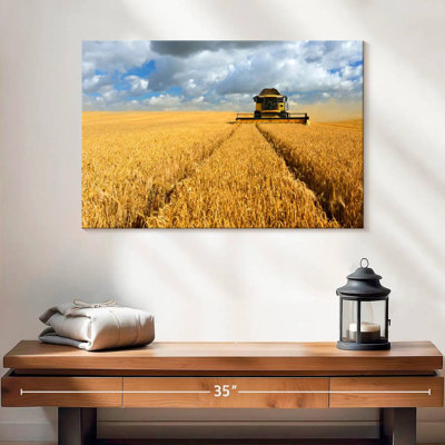 Alvord Field Combine Harvester