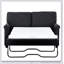 Canapé-lit convertible pour lit simple avec ports USB, canapé-lit rembourré moderne pour les petits espaces et les chambres d'amis