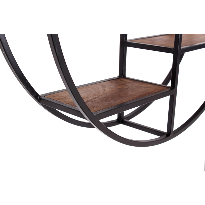 Lehoux 4 Piece Circle Metal Accent Shelf