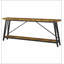 Table de canapé 70,9 po derrière le canapé, console d'entrée industrielle pour le couloir, l'entrée et le salon