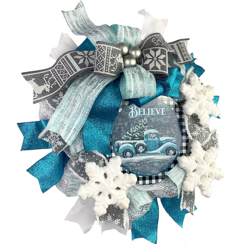 Couronne en maille 18 po Believe