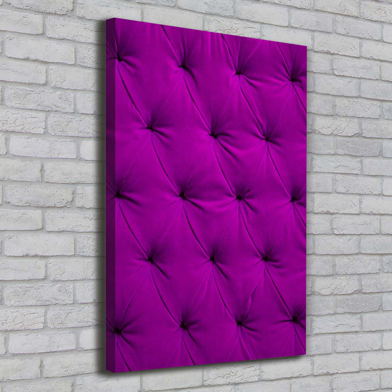 Velvet Wall - Wrapped Canvas Print
